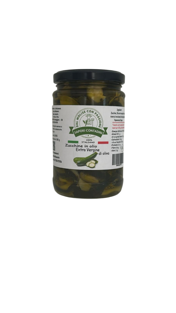 Zucchine in Olio Extra Vergine di Oliva