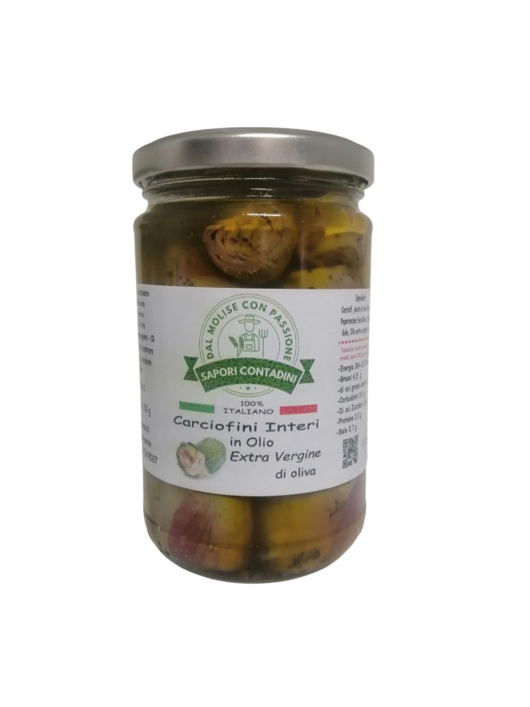 Carciofini Interi in olio extravergine di oliva